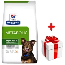 HILL'S PD Prescription Diet Metabolic Canine 12kg - Therapeutisches Hundefutter für übergewichtige Hunde, mit klinisch erprobter Abnehmmethode zur Reduzierung des Hungergefühls und Vermeidung von Gewichtsschwankungen.