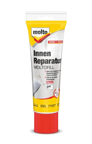 Molto Spachtelmasse, innen Reparaturspachtel 330 g weiß