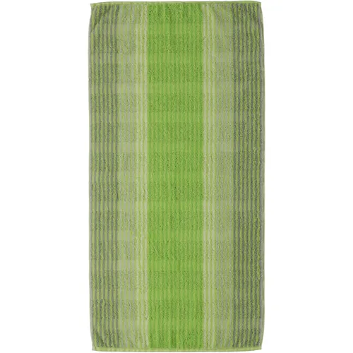 Handtücher Noblesse Cashmere Streifen 1056 Kiwi in grün von Cawö