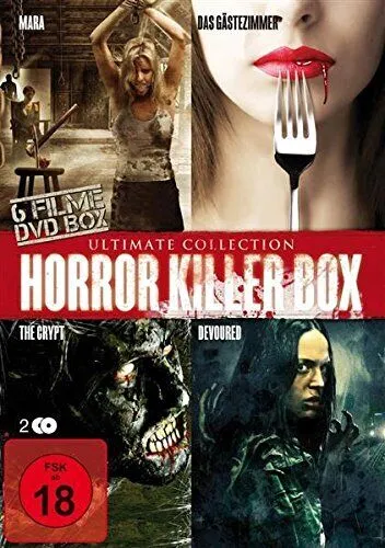 Horror Killer Box - 6 Filme - 2 DVD's/NEU/OVP FSK18
