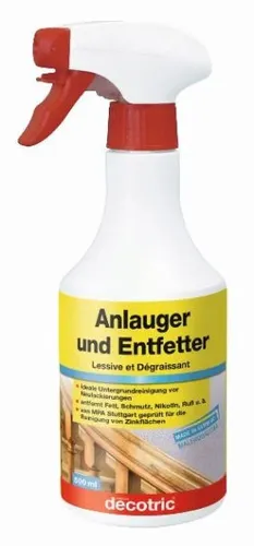Decotric Anlauger und Entfetter 500 ml - Abbeizer für effektive Reinigung, entfernt mühelos Fett und Schmutz von Oberflächen, ideal für Renovierungsprojekte.