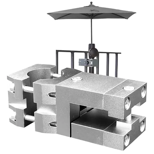 KD-TECH Sonnenschirmhalter für Balkon von KD Tech