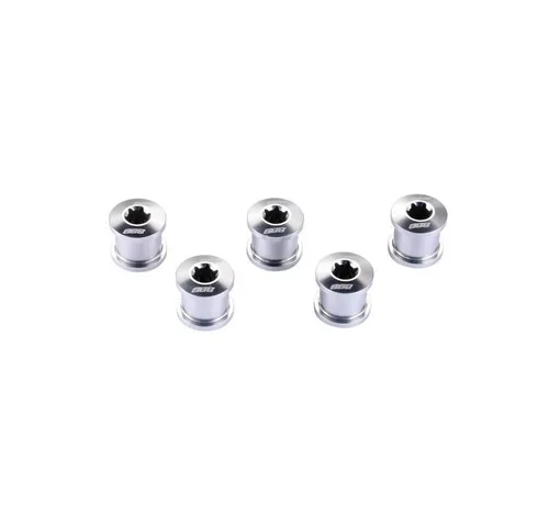 BBB Kettenschaltung BBB Kettenblattschrauben HexStars alloy botls and nuts 7mm - 5pcs sil
