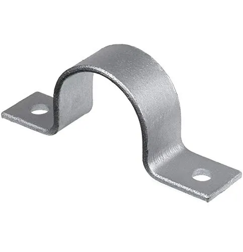 Alberts 694869 Befestigungsbügel für Fahrradständer | zum Aufschrauben | feuerverzinkt | Gesamtbreite 40 mm