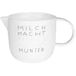 Räder Guten Morgen Milchkännchen Milch Macht in weiß von Räder