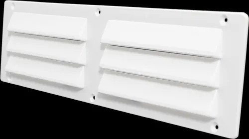 Lüftungsgitter Lüfter Wohnwagen Wohnmobil Caravan Boot Kunststoff 250x70x8 mm weiß