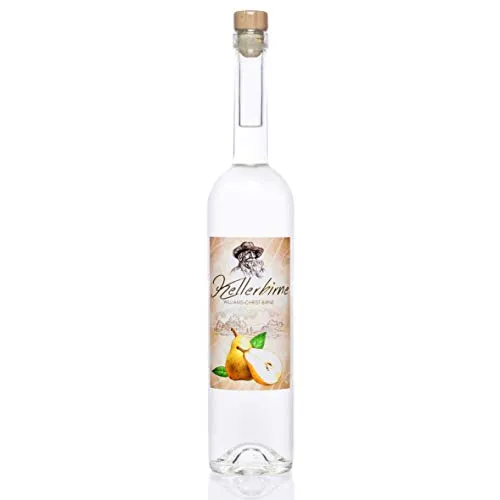 Kellerbirne® 0,7 Liter 1 Flasche Kultbrand (Mengenrabatt > siehe Beschreibung) Williams-Christ-Birne/Poire Birnenschnaps, Nürnberg, vom Hersteller, Höchste Qualitäts Prinzipien 700 ml