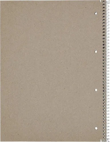 LANDRE Notizblock Collegeblock Recycling A4+ 80 Blatt 70 g/qm 4-fach gelocht liniert