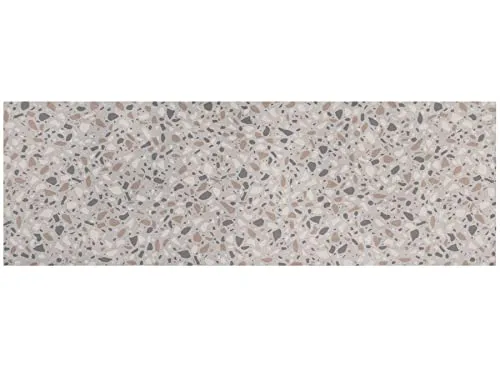Küchenläufer TERRAZZO - Grau - 0,60m x 2,00m - Teppiche – Eleganter und strapazierfähiger Küchenläufer aus 100% PVC mit rutschhemmendem Rücken, idealer Schutz für Ihren Fußboden und leicht zu reinigen.