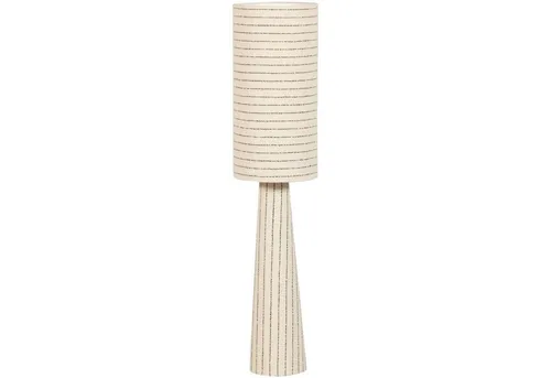 Vintagehaus Stehlampe Retro Loft Bouclé Stripes Natur 130 cm