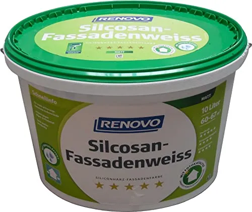 RENOVO Silcosan-Fassadenweiß 10 Liter von Renovo