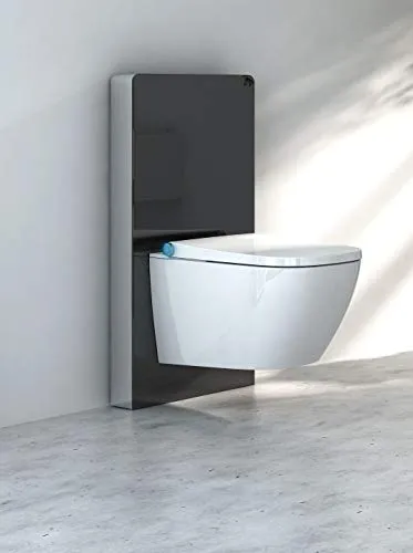 Schwarzglas Sensor - Sanitärmodul für Wand-WC