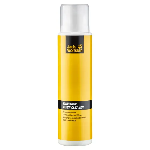 Jack Wolfskin Imprägnierspray Universal Down Cleaner - Daunenwaschmittel 300ml - Sanfte Reinigung für Daunenbekleidung und Schlafsäcke. Erhält die Bauschkraft und verwendet bluesign-zertifizierte Inhaltsstoffe. Umweltfreundliche Verpackung aus recyceltem Material.