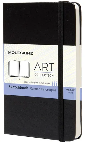 MOLESKINE Skizzenbuch P/A6 165 g/qm Hardcover schwarz