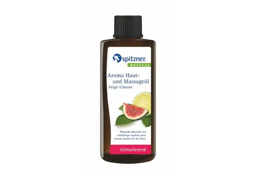 Spitzner Massageöl Spitzner Aroma Haut- und Massageöl Feige Limone 190 ml