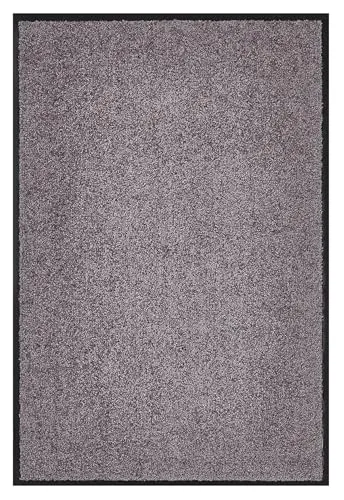 andiamo Premium-Fußmatte Wash & Clean - 40 x 60 cm Taupe - Langlebige Schmutzfangmatte für innen und überdachte Außenbereiche, saugstark und pflegeleicht, ideal zum Schutz vor Nässe und Dreck.