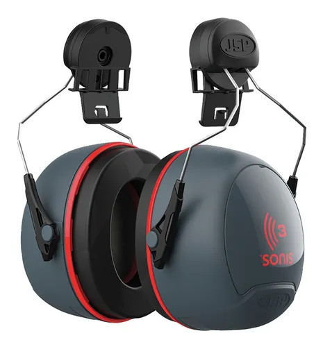 JSP Sonis 3 Gehörschützer - 36dB SNR (AEB040-0C1-A00) - Gehörschutz mit 36dB SNR, helmmontierbar, verstellbare Stahlbügel und Hygiene Kit für optimalen Komfort und Individualisierung.