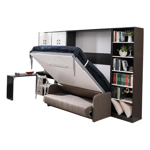 Schrank Bett mit Sofa Polster – Klappmöbel für Ihr Schlafzimmer