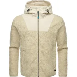 Ragwear Fleecejacke Adar - Coole Herren Plüschjacke mit Hohem Kragen - Funktionsjacken mit kuscheligem Teddyfleece, wärmeisolierend und schnelltrocknend – ideal für Outdooraktivitäten oder entspannte Tage zu Hause.