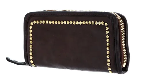 Campomaggi Iris Moro Damen-Geldbörse - Elegante Geldbörse mit den Maßen 21 X 2 X 11 cm, handgefertigt in Italien für stilbewusste Damen.