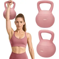 Gymtek® Weiche Kettlebell Hantel in pink von Gymtek