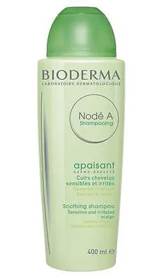 Bioderma Nodé A Shampooning Shampoo 400 ml - Beruhigendes Shampoo für empfindliche Kopfhaut, reinigt sanft und spendet intensiv Feuchtigkeit für gesundes, glänzendes Haar. Ideal für empfindliche Kopfhaut.