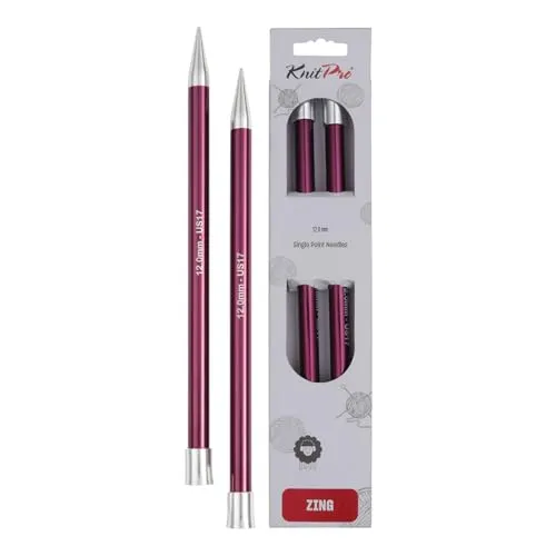 Knit Pro Zing Jackennadeln-25 cm-12,00 mm