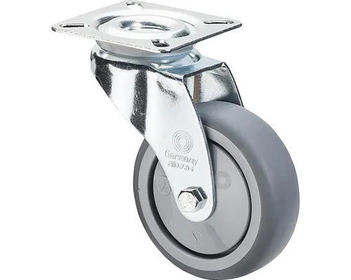 Transportrollen Apparaterolle Transportrolle Lenkrolle mit Bremse 100 mm