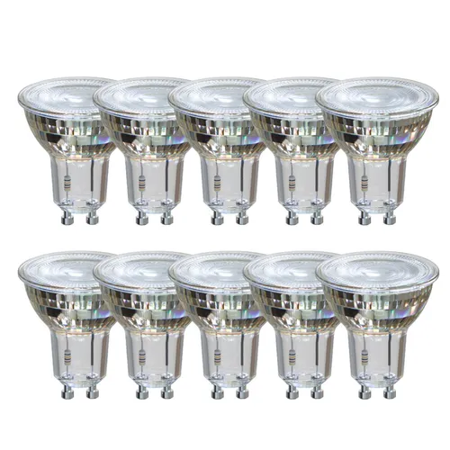 LED Spot GU10, PAR16, 2700K Warmweiß Licht, dimmbar, 10er Pack