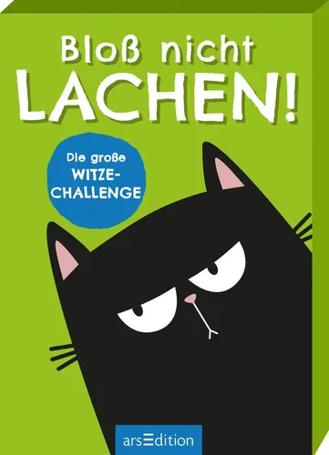 Bloß nicht lachen! - Witziges Partyspiel - Allgemeines & Nachschlagewerke, ideales Kartenspiel für jede Party, garantiert Lacher und gute Laune mit 50 bunten Spielkarten.