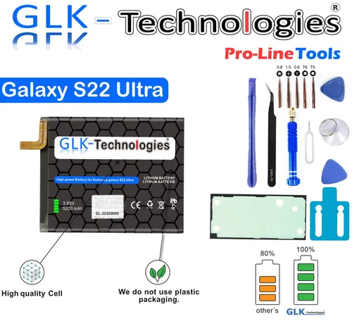 GLK Akku für Samsung Galaxy S22 Ultra S908B