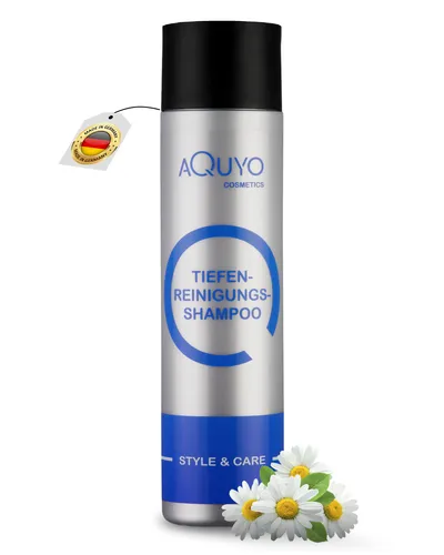 Style & Care Tiefenreinigung Shampoo zur Haarpflege, entfernt Klebereste und Rückstände aus dem Haar (250ml) | Reinigungsshampoo und Pflegeshampoo ein Einem | ohne Silikone, Salze oder Parabene
