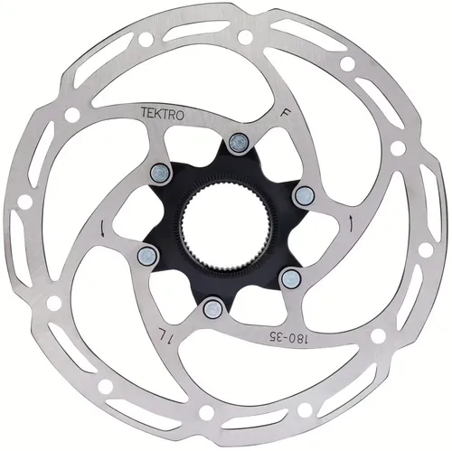 TEKTRO TR35 Center Lock Bremsscheibe 180 mm – Hochleistungs-Bremsscheibe - Bremsscheiben für optimale Bremsleistung, 2-teilig und besonders leicht mit einem Durchmesser von 180 mm – ideal für anspruchsvolle Radfahrer.