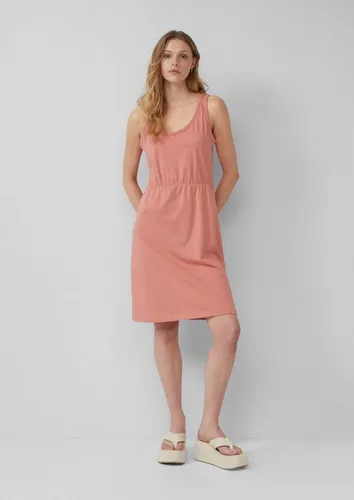 QS Minikleid Kurzes Jerseykleid aus Baumwolle