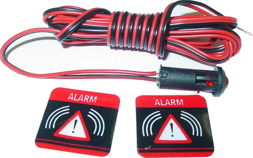 Alarm LED Signalleuchte D36_CP mit blinkenden LEDs - Einzelne LEDs mit Alarmsimulation, 12V Durchlassspannung und auffälliger roter LED-Farbe für maximale Sichtbarkeit.