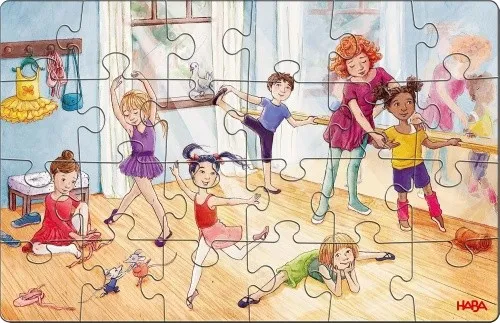 HABA Kinder Puzzle Ballerina 2x je 24 Teile