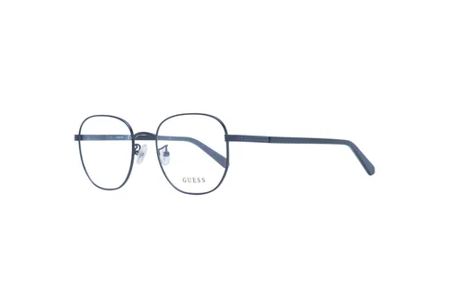 Guess Sonnenbrille GU50067-D 002 52 Herren - Sonnenbrille für Herren, 100% UVA & UVB Schutz, eleganter schwarzer Vollrandrahmen aus Metall, inkl. Original-Etui, ideal für stilvolle Outdoor-Aktivitäten.
