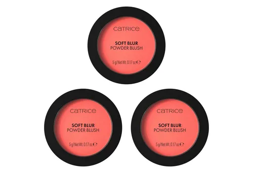 Catrice Rouge SOFT BLUR POWDER BLUSH, 3-tlg., für ein weiches, mattes Finish