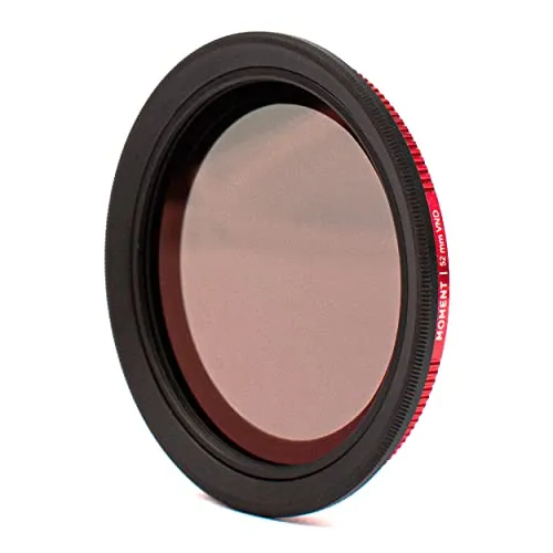 'Moment Variable ND Filters (2-5 Stop & 6-9 Stop) - Schott B270 Pro Cinema Glass, Anti-Reflective Nano Multi-Coated, 2 Models for Precise Light Control (2-5 Stops, 52mm)