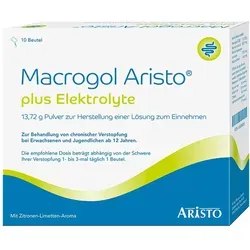 Macrogol Aristo Plus Elektrolyte 13,72 g Pulver