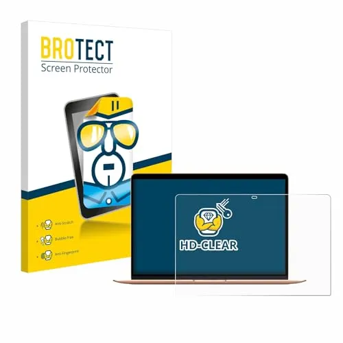 BROTECT Schutzfolie für Apple MacBook Air M1 2020 Displayschutz Folie Made in Germany, Ultra-Klar