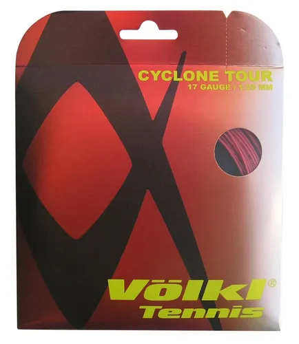 Völkl Tennissaite Cyclone Tour (Haltbarkeit+Spin) rot 12m Set, Saitendicke: 1.30