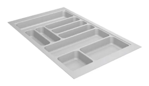 Hettich OrgaTray 440 Besteckeinsatz, silber, 441 - 520 / 451 - 500, silber - 9194936