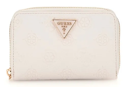Guess Geldbörse SLG Zip Around Wallet in weiß von GUESS