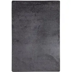 Steffensmeier Galerie Cambridge Kurzflor Teppich 80x150 cm Anthrazit - Moderner Kurzflor Teppich in Anthrazit, ideal für Flur und Diele. Pflegeleicht und angenehm im Tritt, aus 100% Polypropylen mit einem Gesamtgewicht von ca. 1700 g/m².