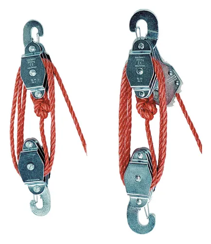 Schoerken Flaschenzug 300 kg mit Seilbremse