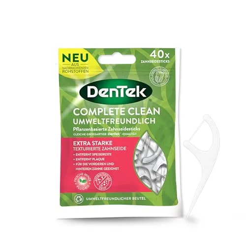 DenTek Zahnseide Complete Clean Eco – ungewachst, mit Minzgeschmack