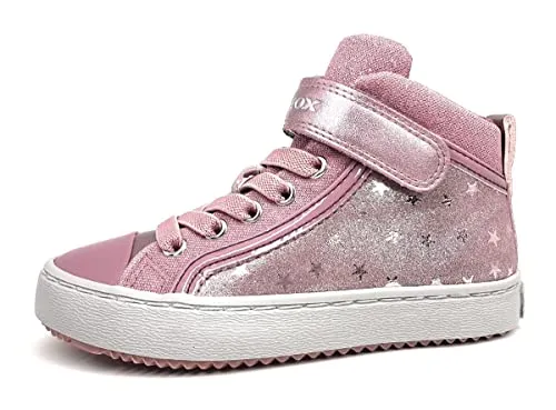 Geox Mädchen J Kalispera Girl I Sneakers, Dk Pink, 31 EU