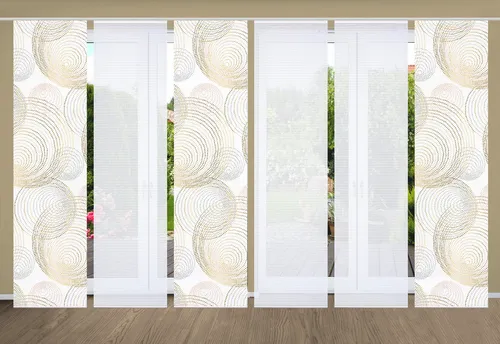 HOME in green Schiebevorhang in gold von HOME in green