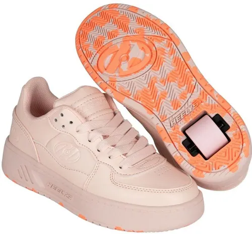 Heelys Rollschuhe Rezerve Low - Sneaker mit 1 Rolle, Rosa 39 EU - Stylische Rollschuhe in soft pink mit Schnürsenkeln. Ideal für Spaß und Bewegung, perfekt für alle, die das Besondere lieben.